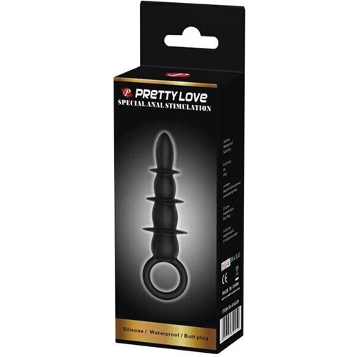 Анальный стимулятор BLACK PRETTY LOVE, BI-014539
