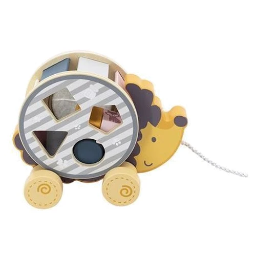Дерев'яна каталка-сортер Viga Toys PolarB Їжачок (44025)