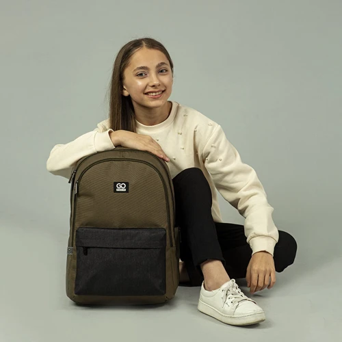 Рюкзак GoPack Education Teens 140L-3 хаки (GO24-140L-3): Возрастная группа от 13 до 18 лет