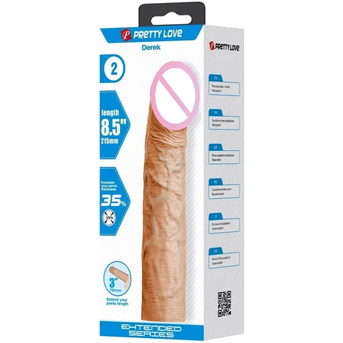 Удлиняющая насадка LYBAILE Pretty Love - Derek 8,5" Flash (BI-026269)