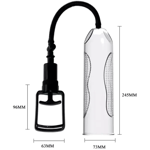 Вакуумная помпа с вибрацией Pretty Love - Penis Pump AleXander (BM-010066BPL)