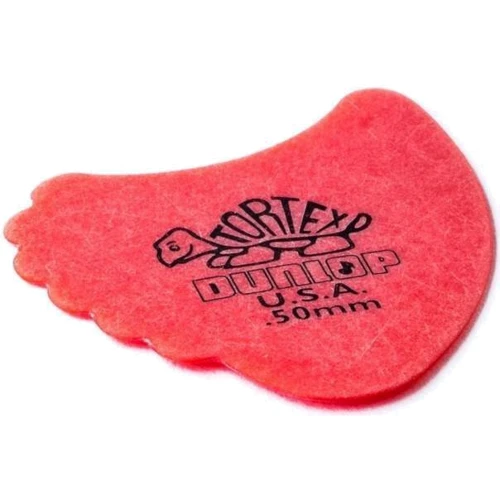 Медиатор Медиатор DUNLOP 414R.50 TORTEX FINS (1 шт.): Форма медиатора Shark Fin