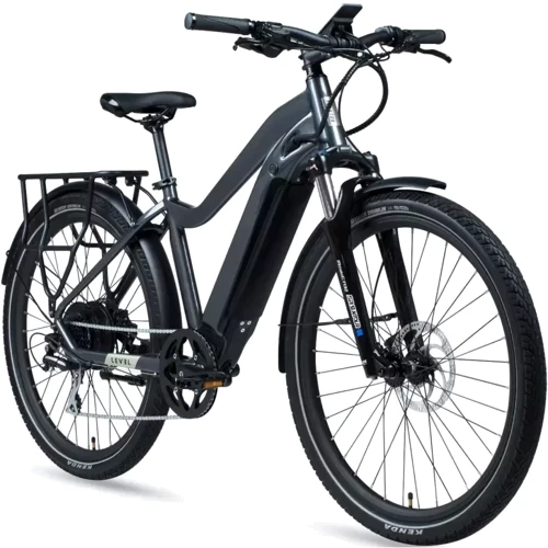 Електровелосипед 27.5" Aventon Level 500 рама - M 2022 Stone Gray: Колір серый