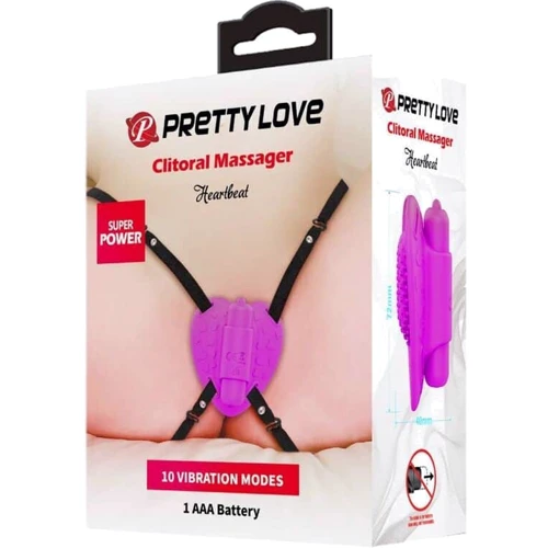 Клиторальный стимулятор Pretty Love Clitoral Massager Heartbeat