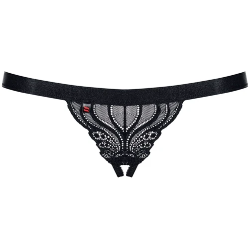 Трусики-стринги Obsessive 828-THC-1 black S/M