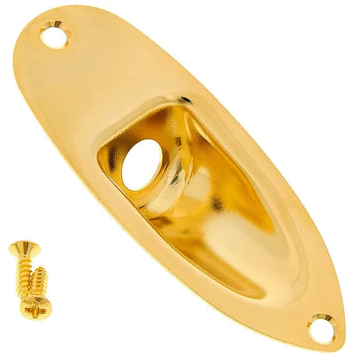 Разъем-планка для электрогитары GOTOH JCS-1 GG Jack Cover (Gold)