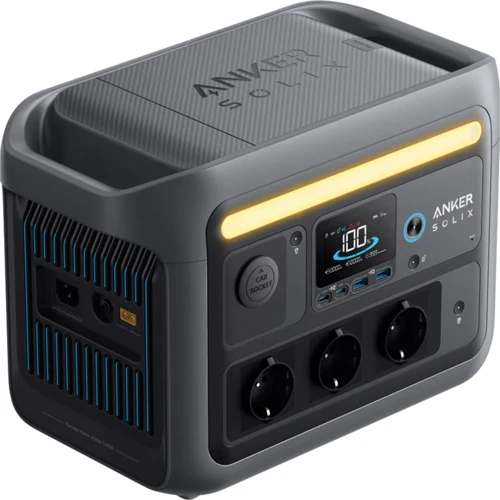 Зарядная станция Anker Solix C800 Plus 768Wh 1200W (A1754) UA: Выходы потребителей USB-C, USB-A, 220V
