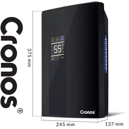 Осушитель воздуха Cronos DH2000D 2L Black: Потребляемая мощность, Вт 65