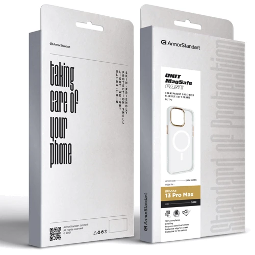 Чохол для iPhone ArmorStandart Unit MagSafe Case Matte Clear для iPhone 13 Pro Max (ARM66943) фото 5