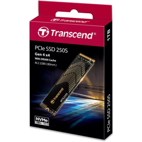 Transcend MTE250S 4 TB (TS4TMTE250S): Форм-фактор M.2 (2280)
