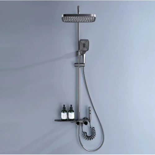Душевая система Lefton Shower System with Temperature Display and 4 Water Outlet Modes-SST2201 Grey