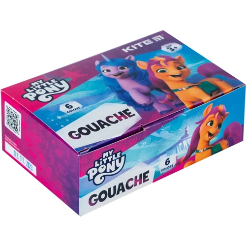 Гуашь Kite My Little Pony 6 цветов (LP23-062)