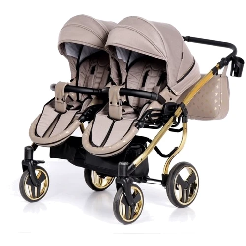Универсальная коляска для двойни 2 в 1 Tako Laret Imperial Duo Beige (T-LI-DUO-02) фото 6