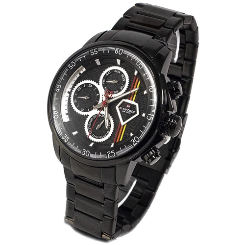 Наручные часы Naviforce 9184 Black-White (NF9184BOXBW): Тип циферблата Аналоговый (стрелочный)