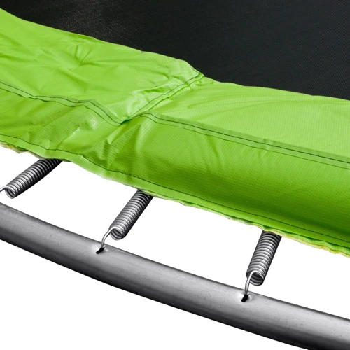 Батут inSPORTline Froggy PRO с защитной сеткой и лестницей 366cm желтый (9775-1) фото 6