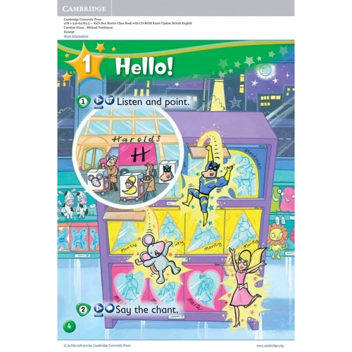Kid's Box Updated 2nd Edition Starter: Class Book: Обложка Мягкая