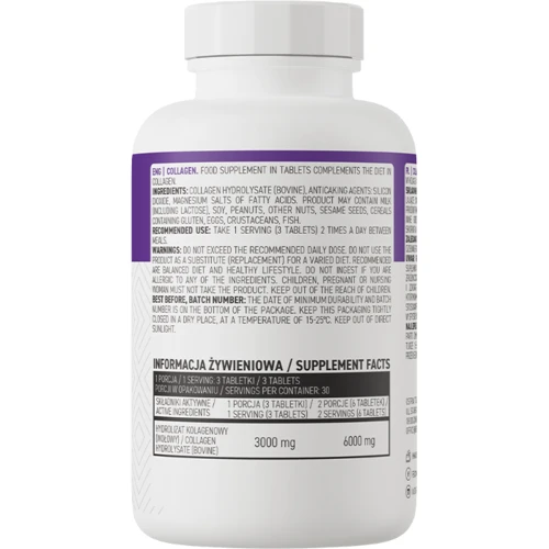 OstroVit Collagen 90 tabs / 30 servings: Форма випуску таблетки