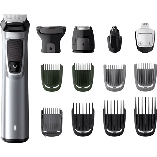 Машинка для стрижки (триммер) Philips MG7720/15: Зона применения Для головы, Для окантовки, Для носа, Для бороды, Для усов
