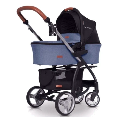 Универсальная коляска 2 в 1 Easy-Go Virage Ecco denim джинсовый (9023-VEC-05): Количество блоков 2