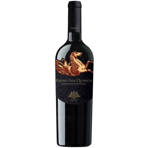Вино Nativ Eremo San Quirico Aglianico Taurasini DOC червоне сухе 14.5% 0.75 л (WNF8000255390224)