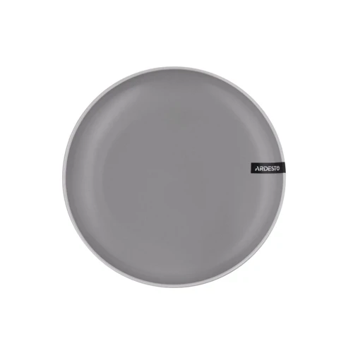 Тарелка десертная Ardesto Cremona Dusty grey 19 см (AR2919GRC)