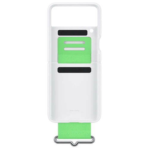 Чохол для телефона Samsung Silicone with Strap Cover White (EF-GF711TWEGRU) для Samsung F711 Galaxy Flip 3 фото 8