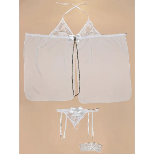 Эротический комплект NDS 5079-1 White M/L (22033)