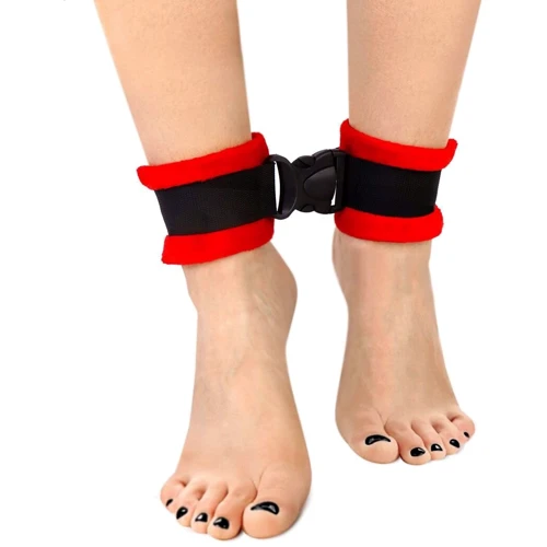 Поножи Art of Sex Ankle Cuffs - Soft Touch (красные)