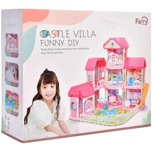 Кукольный домик Fairy care 2 куклы, мебель, посуда, аксессуары (7003)