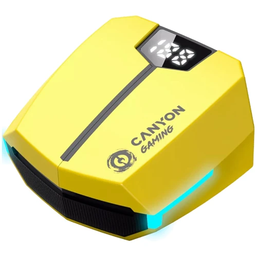 Наушники Canyon GTWS-2 Gaming Yellow (CND-GTWS2Y)