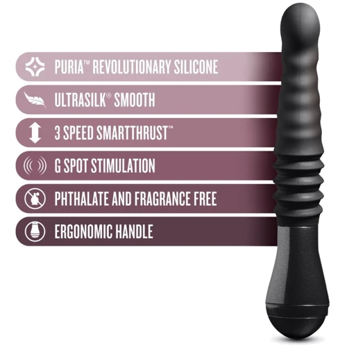 Пульсатор Temptasia by Blush - Lazarus Thrusting Dildo - Black
