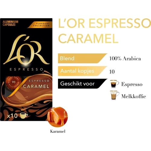 Кава в капсулах L'OR Espresso Caramel шоубокс 100х5.2 г (8711000488287): Країна виробник Польша