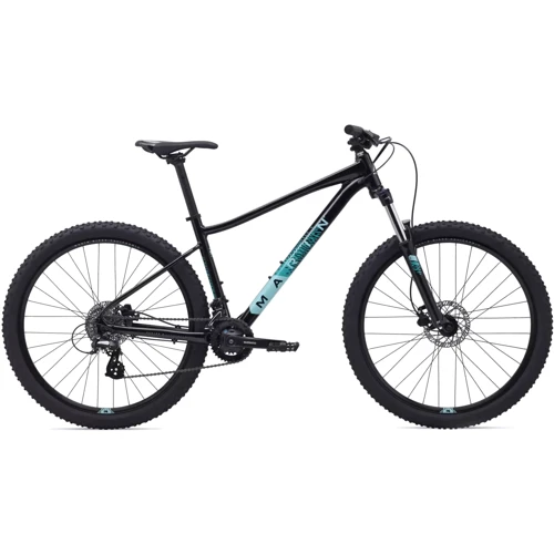 Велосипед Marin WILDCAT TRAIL 3 WFG рама - S 2021 27.5" Gloss Black/Dark Teal/Light Teal (SKD-88-97)
