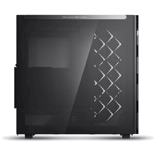 Корпус Deepcool Macube 550 White (GS-ATX-MACUBE550-WHG0P): Материал передней панели пластик