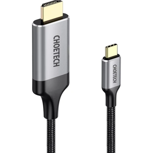 Кабель і перехідник Choetech HDMI - USB Type-C (M/M), 1.8 м, Grey (CH0021-BK) фото 2