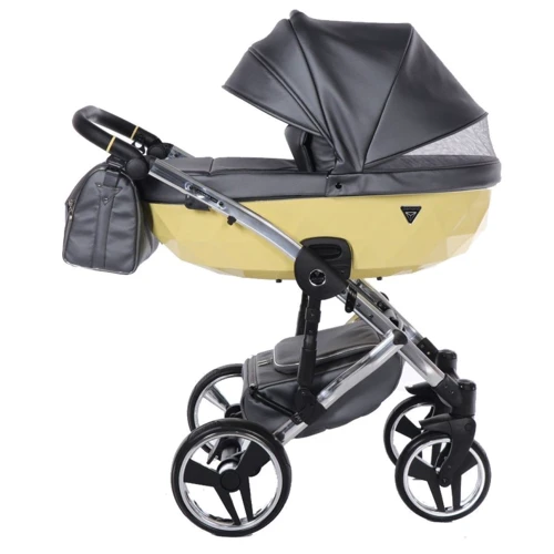 Универсальная коляска 2 в 1 Junama Candy 05 Vanilla Black (J-Cy-05): Количество блоков 2