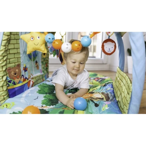 Развивающий коврик Lionelo AGNES PLUS: Размер, см 142х142х45