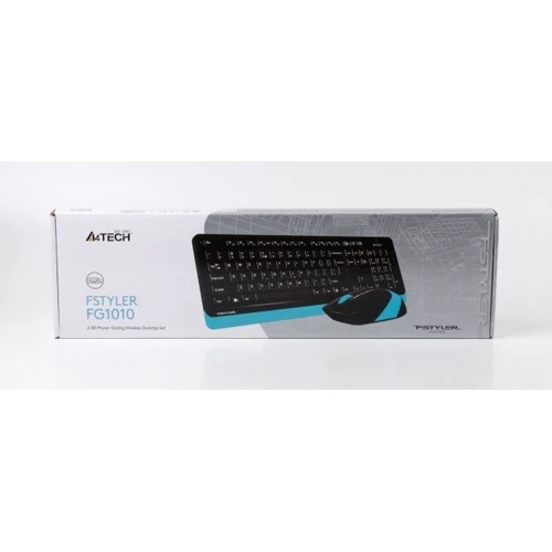 Комплект бездротовий A4Tech Fstyler FG1010 Black/Blue: Кількість кнопок 4