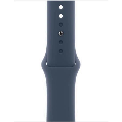 Apple Watch Series 9 41mm GPS Silver Aluminum Case with Storm Blue Sport Band - M/L (MR913) Approved Витринный образец: Производитель Apple