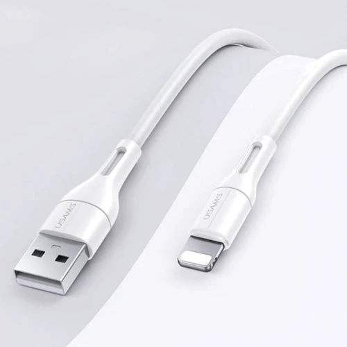 Кабель Usams USB Cable to Lightning 1m White (US-SJ500)