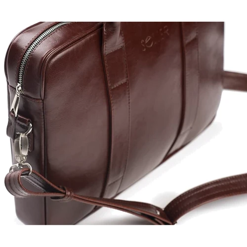 Solier EDYNBURG Leather Case Maroon (SL20Maroon) for MacBook Pro 15": Цвет коричневый (Brown)