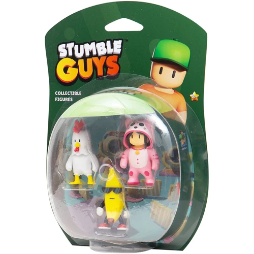 Набор коллекционных фигурок Stumble Guys - Цыпленок, Банан, Мяумер (SG2020-6): Пол Унисекс