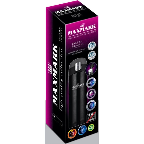 Термос Maxmark 460 мл (MK-LK1460BK): Объем, л 0.46