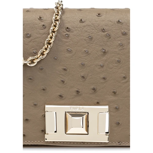 Жіноча сумка крос боді Furla Mimi 'S Crossbody світло-коричнева (BVD6NMBE10000FAN00): Фактура Тиснення, матова