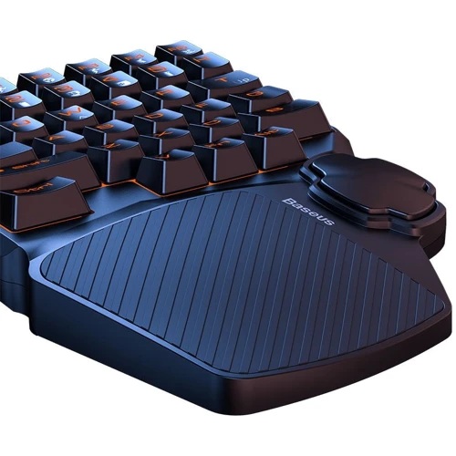 Клавиатура Baseus GAMO One-Handed Gaming Keyboard Black (GMGK01-01): Подключение проводное