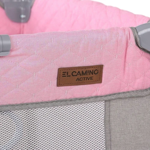 Манеж El Camino розовый (ME 1097 Pink Gray) фото 4