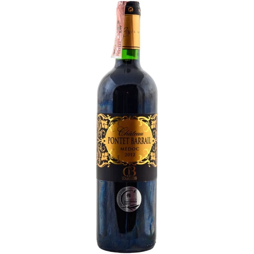Вино Château Pontet Barrail Medoc Cru Bourgeois червоне сухе 0.75 л (FSH_3760131602135)