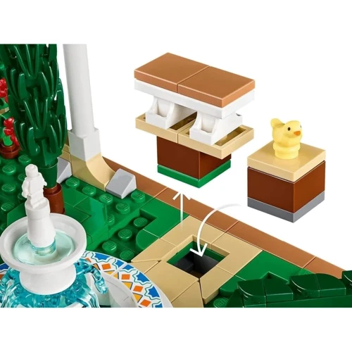 Конструктор LEGO Icons Сад с фонтаном 1302 детали (10359) фото 5