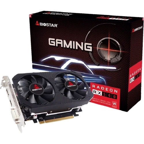 Видеокарта Biostar Radeon RX 560 4GB (VA5605RF41): Объем памяти, Гб 4