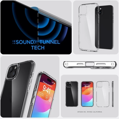 Чехол для iPhone Spigen Crystal Hybrid Navy Blue (ACS06460) for iPhone 15 Plus фото 14